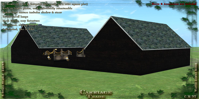 @CT@ 8-Stall Mesh Stable (Boxed) 