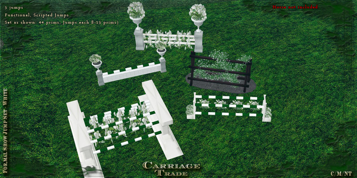 @CT@ Formal Show Jump Set (5 Jumps) Boxed 