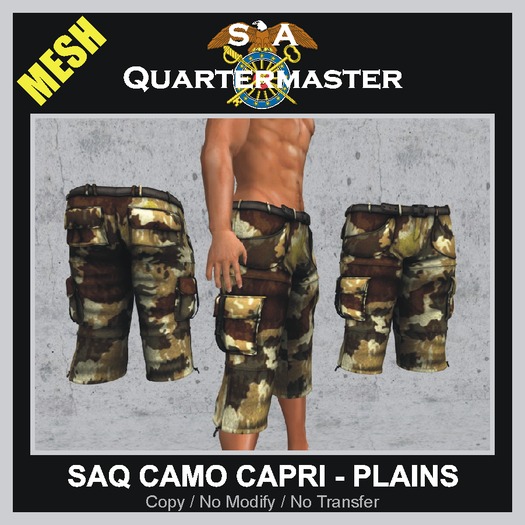 SAQ CAMO CAPRI M - BROWN CAMO [BOXED]