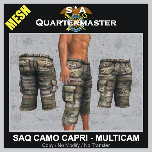 SAQ CAMO CAPRI M - BROWN CAMO [BOXED]