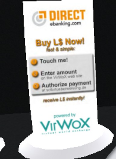 DIRECTebanking L$ Shop