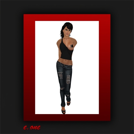 e.one Ripped Jeans Dark