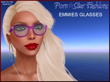 pink horn rimmed glasses