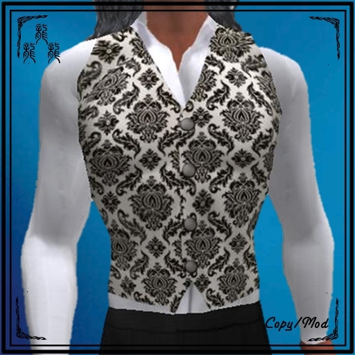 DuuckieDamask-vest-Dragons'