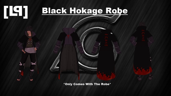 [LP] Black Hokage Robe *BOXED*