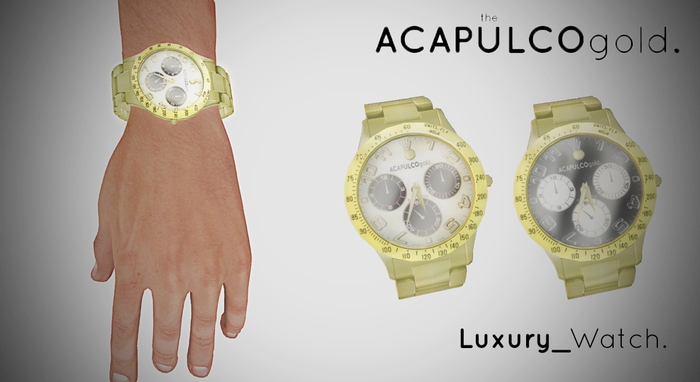 ::theACAPULCOgold.::_Luxury_Watch GOLD