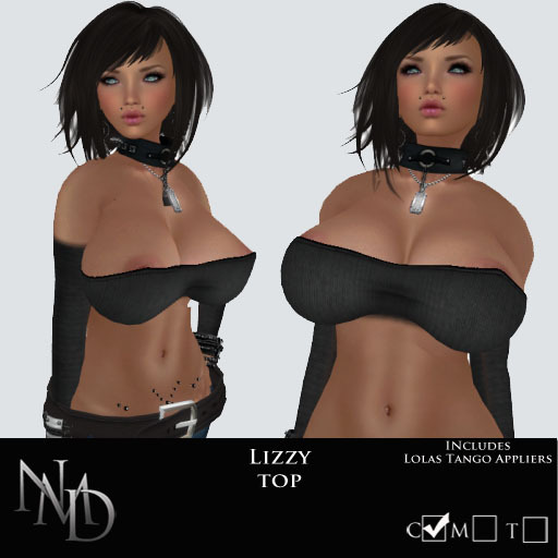 .:[NMD]:. Lizzy Top Box (Black)