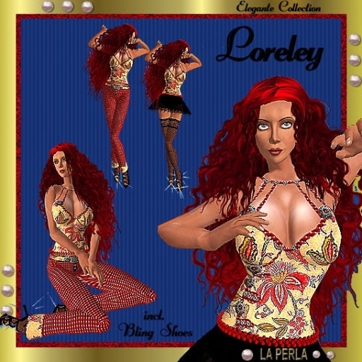Loreley - La Perla - Complete Female Design Outfit - Full Perm - For Resell