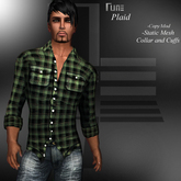 DE Designs - Rune - Plaid Shirt - Moss