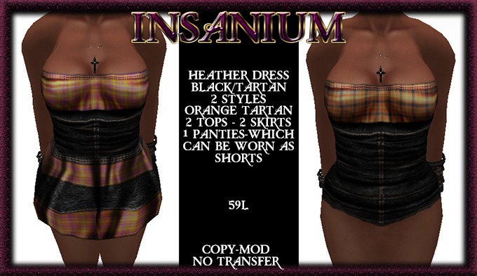 Heather dress orange