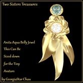 TST Tangle Aqua Belly Jewel
