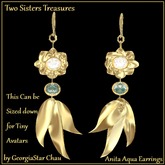 TST Tangle Aqua Earrings