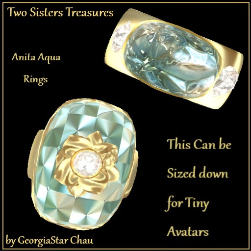 TST Tangle Aqua Rings