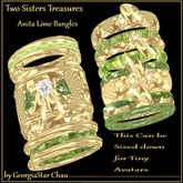 TST Anita Lime Bracelets