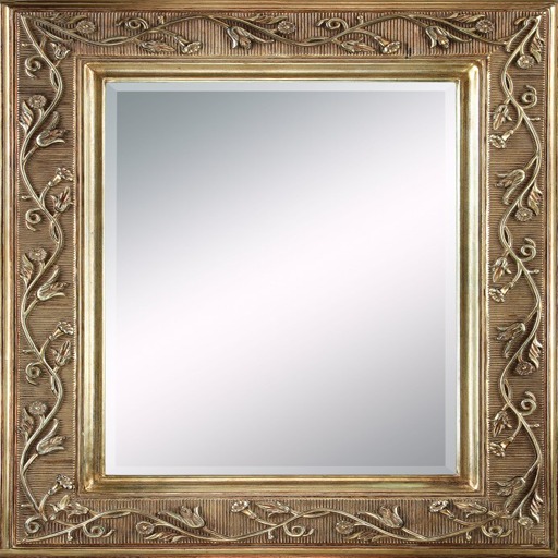 Un-Needed Things Decorative Gold Mirror