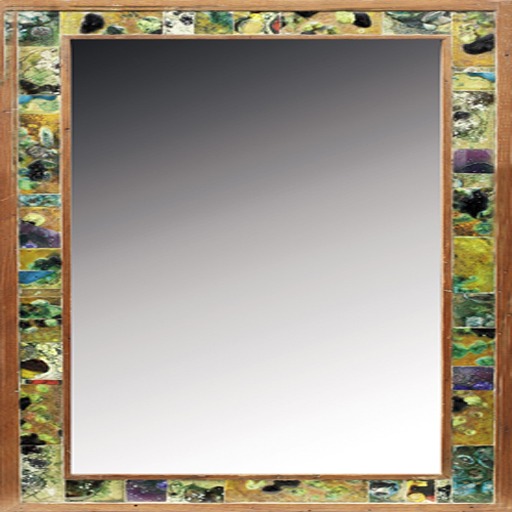 Un-Needed Things Tile Framed Mirror