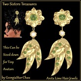 TST Anita Lime Hair Jewels