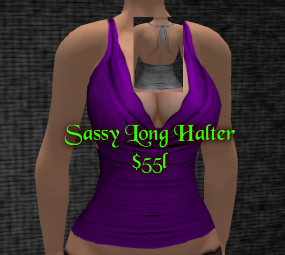 Sassy Halter Purple