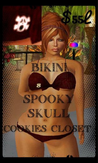 Spooky Skull Bikini