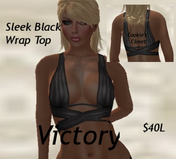 Victory Black Tank top