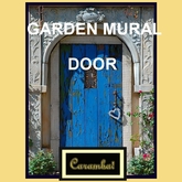 Garden mural Door