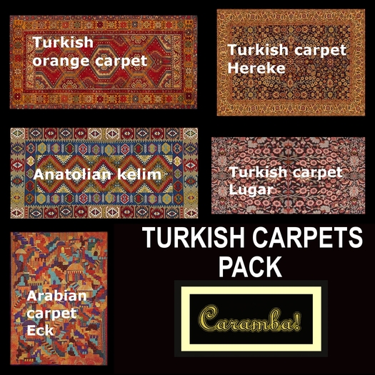 Turkish carpets  pack (modify/copy)