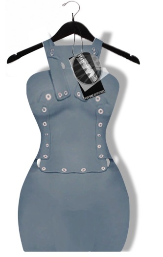 .: vive nine :. Karin V-strap Mini in Electric Blue