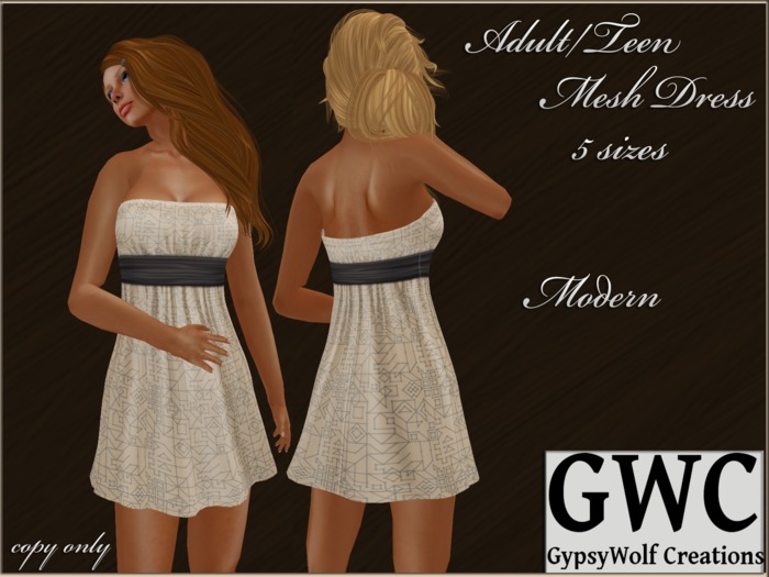 GWC Mesh Dress Animal Print
