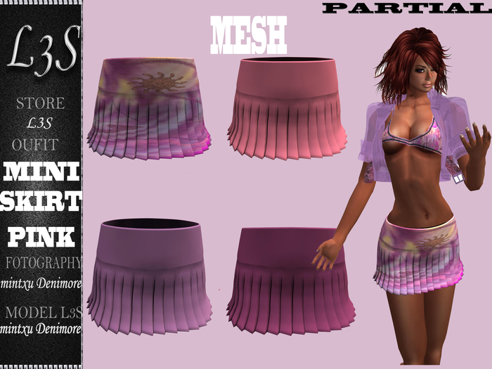 [ L3S ] MINISKIRT PINK