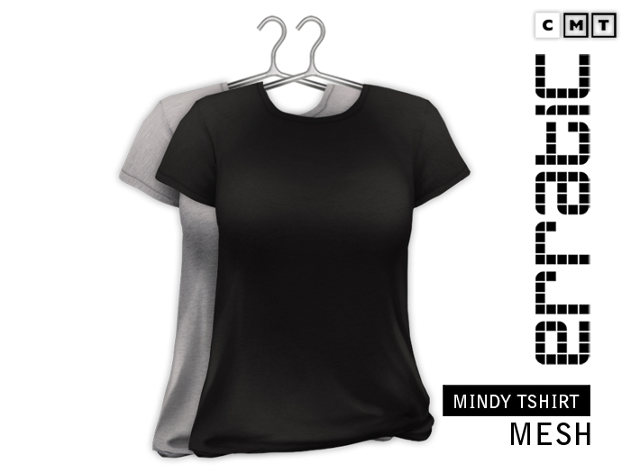 erratic / mindy - tshirt / plain black/grey
