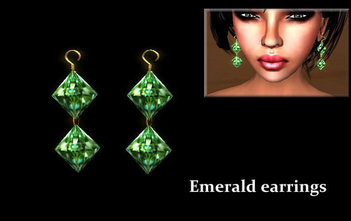 Emerald earrings