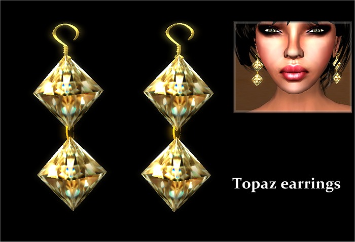 Topaz earrings