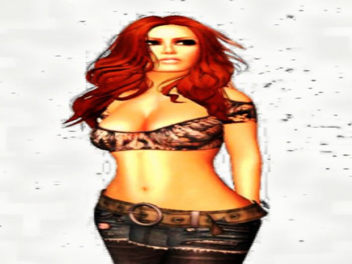 Top Gypsy Black partial No See Through by Cruz Designs