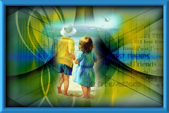 Best Friends Aqua Yellow