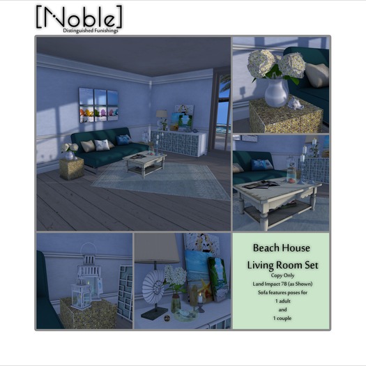 [Noble] Beach House Living Room