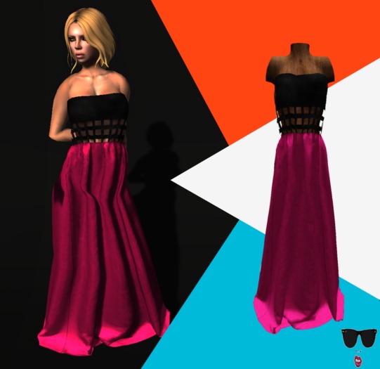 :::[FamelessChic] MAxi Cutout =HotPink=:::