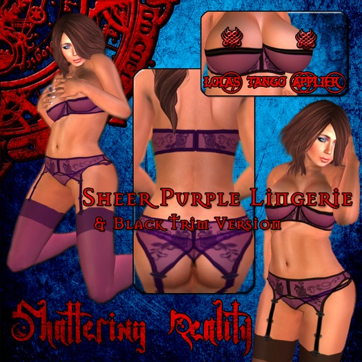 SR: Sheer Black Lingerie