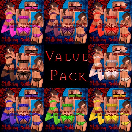 SR: Sheer Black Lingerie