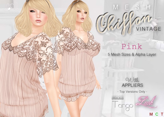 [LuVs] Chiffon Vintage Pink + Lush Tango Appliers