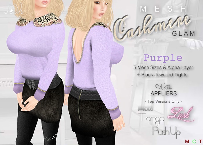 [LuVs] Cashmere Glam Purple + Lush Tango Pushup Appliers
