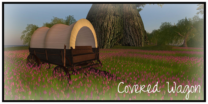 Covered Wagon Narnu Farm 16 prims