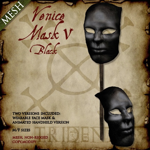 Venice Mask V [Black]  