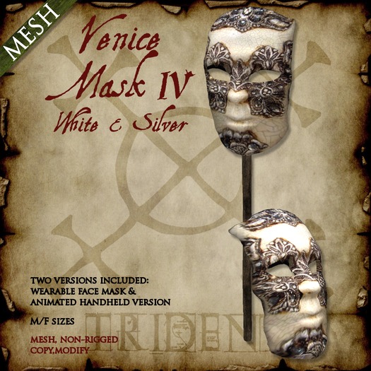 Venice Mask IV [Silver] 