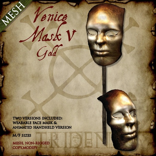 Venice Mask V [Gold] 