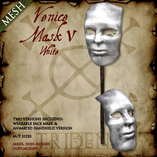 Venice Mask V [White] 
