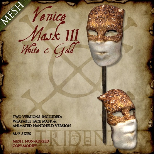Venice Mask III [Gold]  