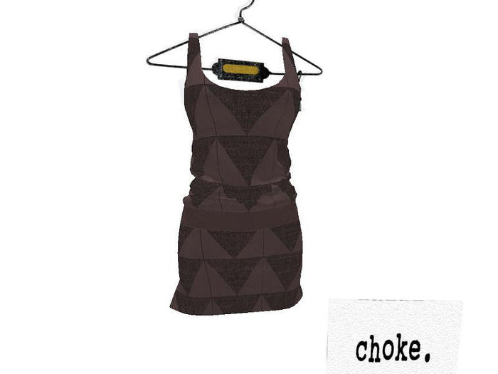 choke. Tris Dress Sepia