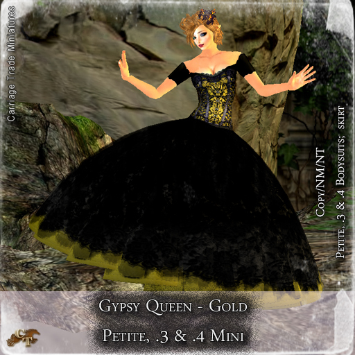 @CT@ Gypsy Queen (All Sizes) BOXED Gold