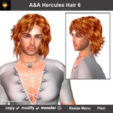 A&A Hercules Hair Copper (Value Pack Color 6). Wavy mens hairstyle.