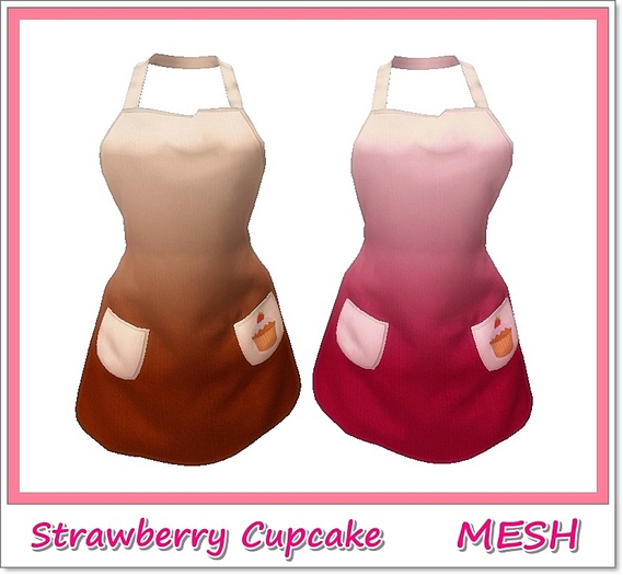 DeepLove Store :: MESH Apron :: Cupcake :: 2 Colors